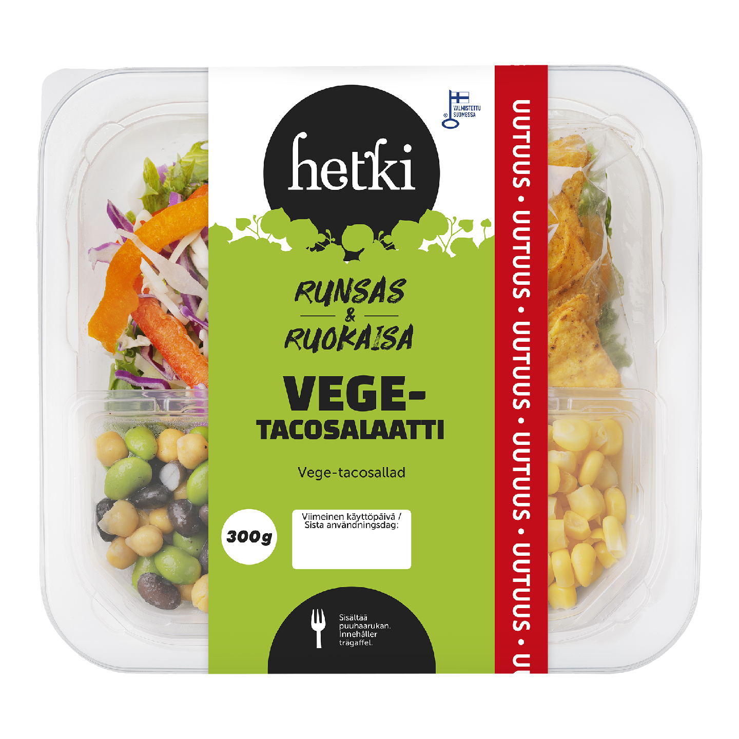 Hetki Runsas & Ruokaisa vege-tacosalaatti 300g