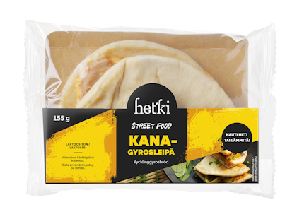 Hetki Street Food kanagyrosleipä 155 g