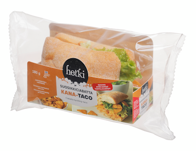 Hetki Suosikkiciabatta kana-taco 180g