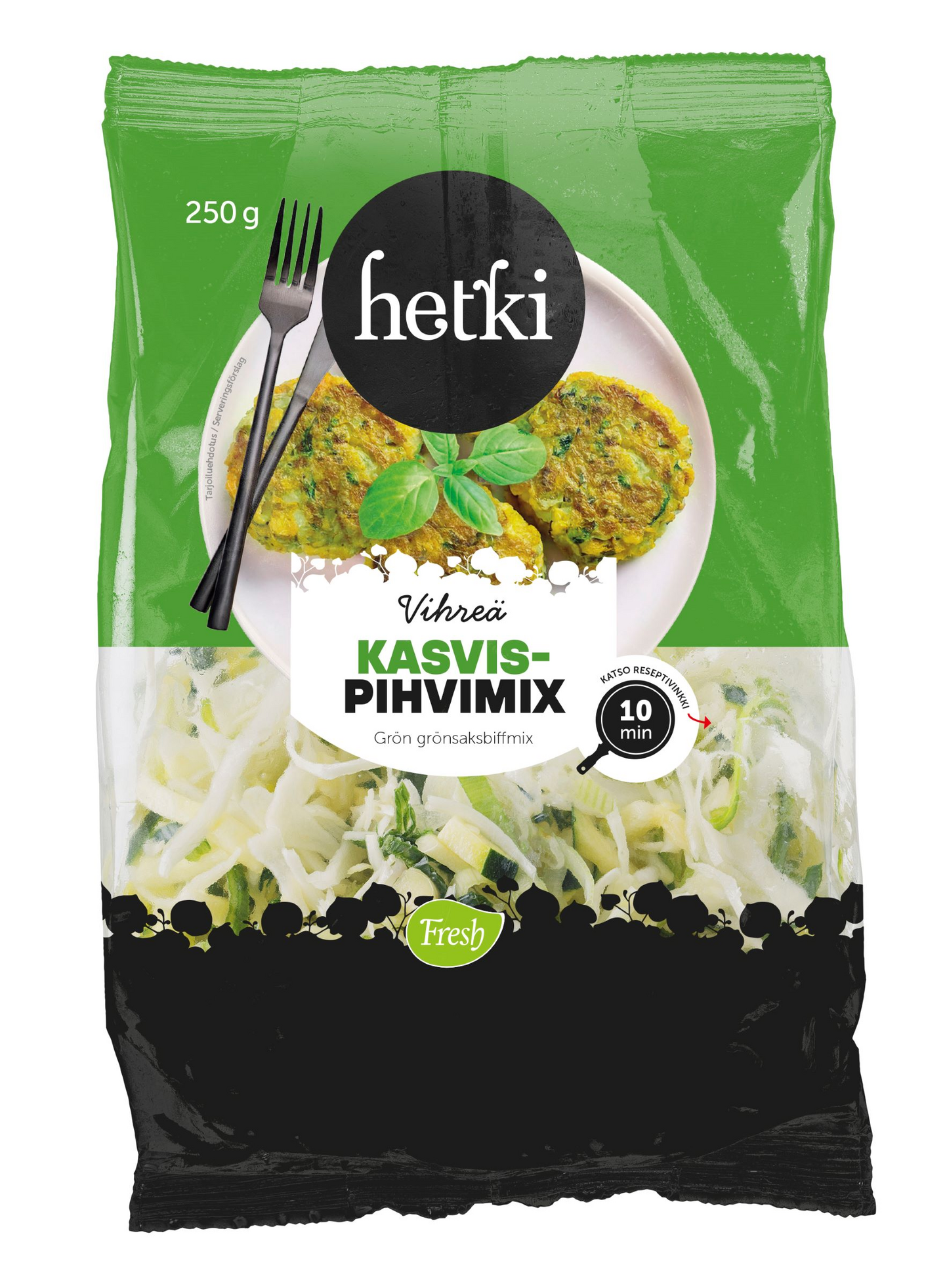 Fresh Hetki Kasvispihvimix Vihreä 250g | K-Ruoka Verkkokauppa