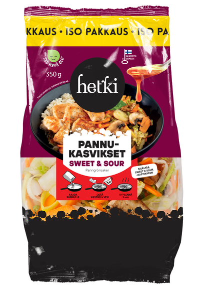 Fresh Hetki Sweet & Sour Pannukasvikset 350g