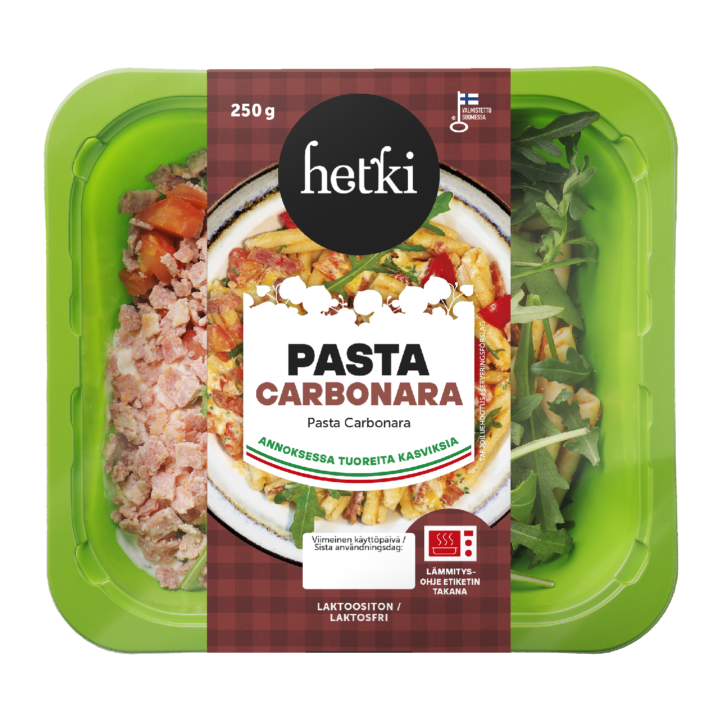 Fresh LämminHetki pasta carbonara 250g | K-Ruoka Verkkokauppa