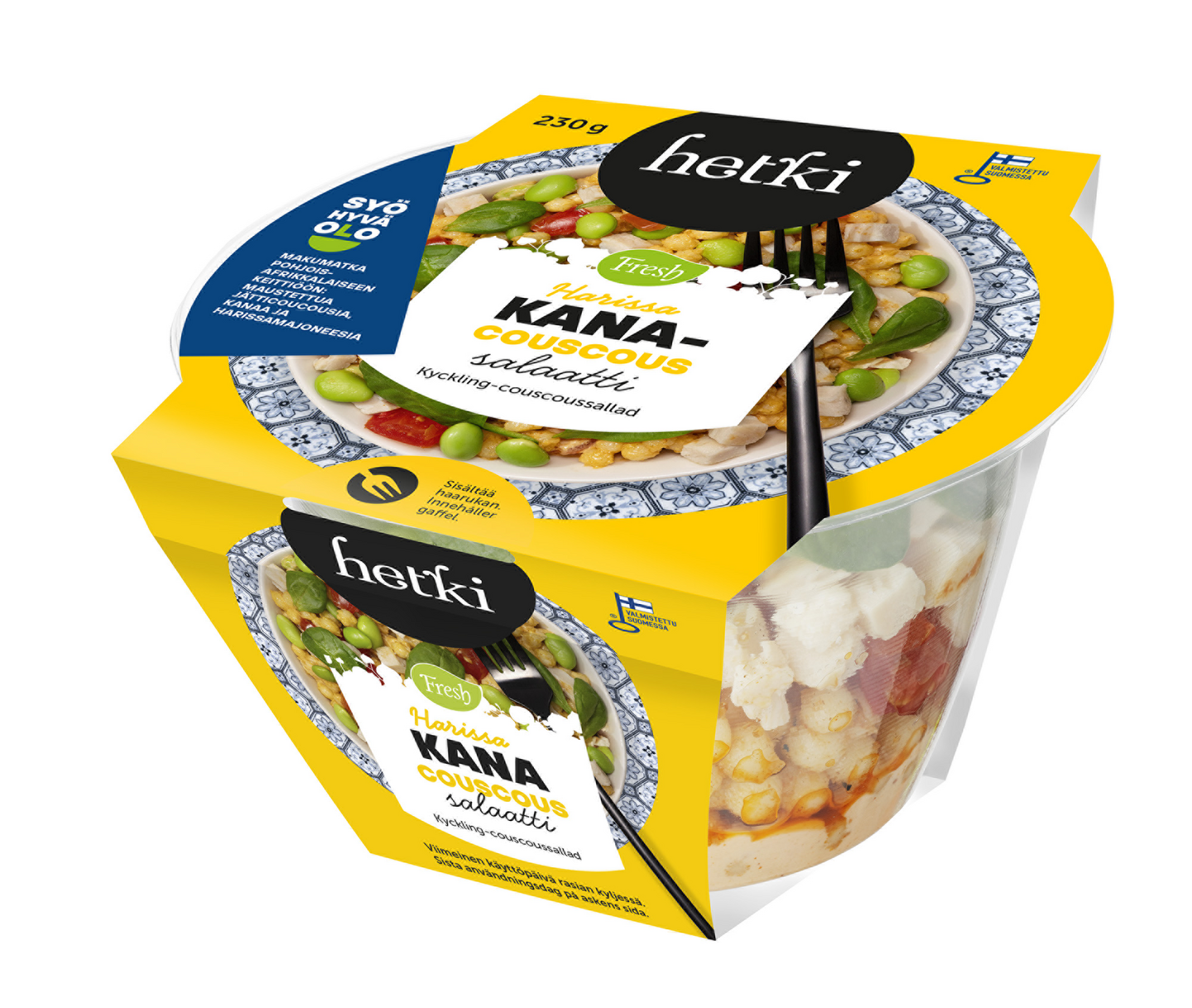 Fresh Hetki harissa kana-jätticouscous kerrossalaatti 230g | K-Ruoka  Verkkokauppa