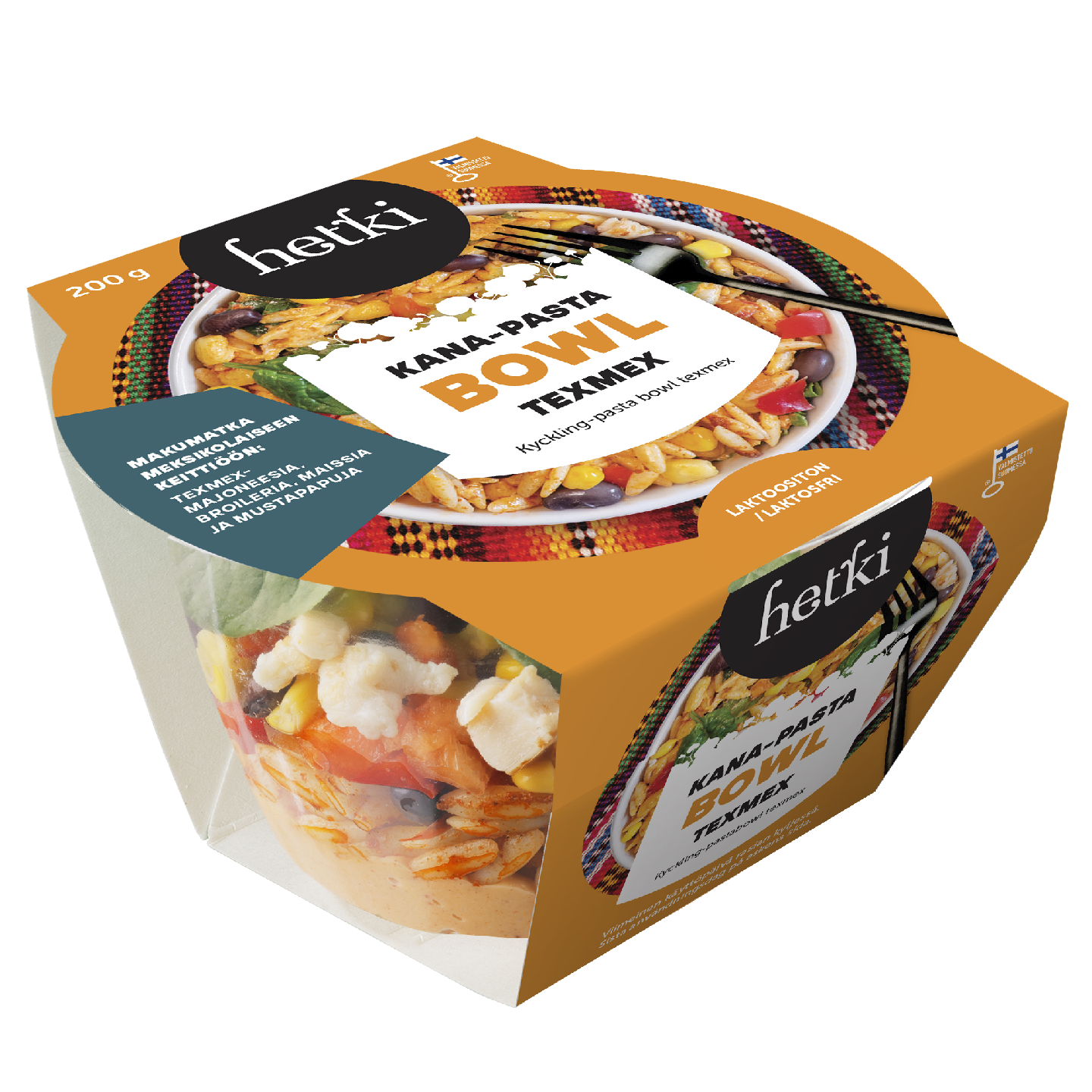 Fresh kana-pasta bowl texmex 200g | K-Ruoka Verkkokauppa