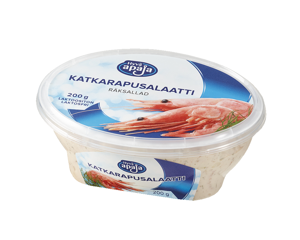 Hyvä Apaja katkarapusalaatti 200g | K-Ruoka Verkkokauppa