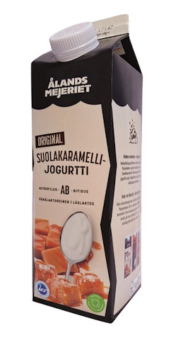 Ålandsmejeriet jogurtti 1kg suolakaramelli