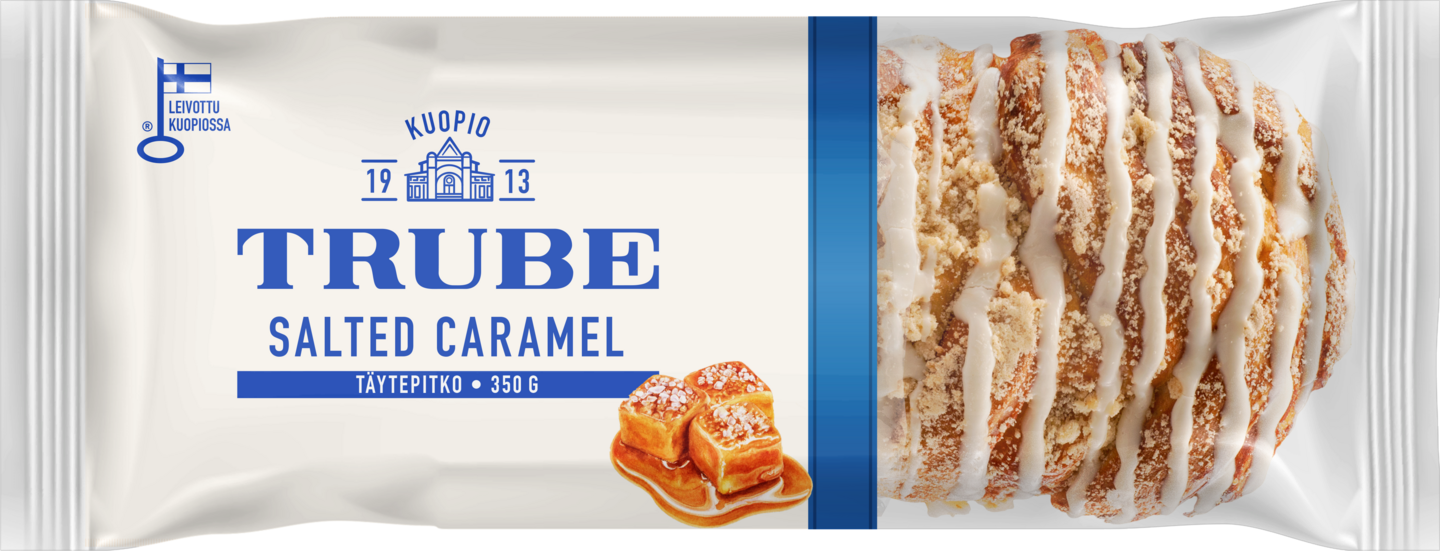 Trube salted caramel täytepitko 350g