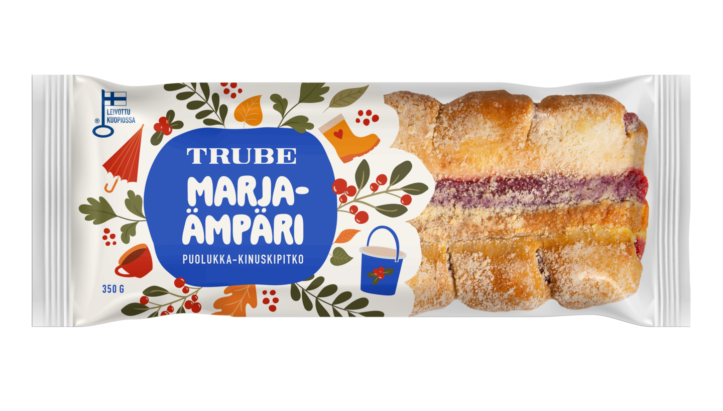 Trube Marjaämpäri puolukka-kinuskihillopitko 350g