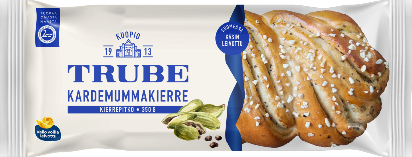Trube Kardemummakierrepitko 350g kardemummatäytteinen pitko