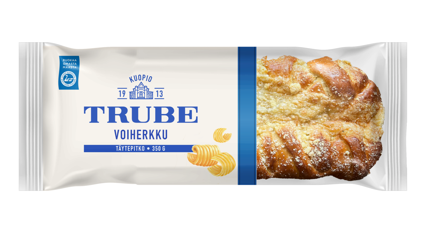 Trube Voiherkku täytepitko 350g voitäytteinen pullapitko