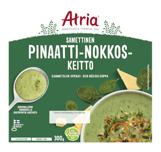 Atria Samettinen pinaatti-nokkoskeitto 300g