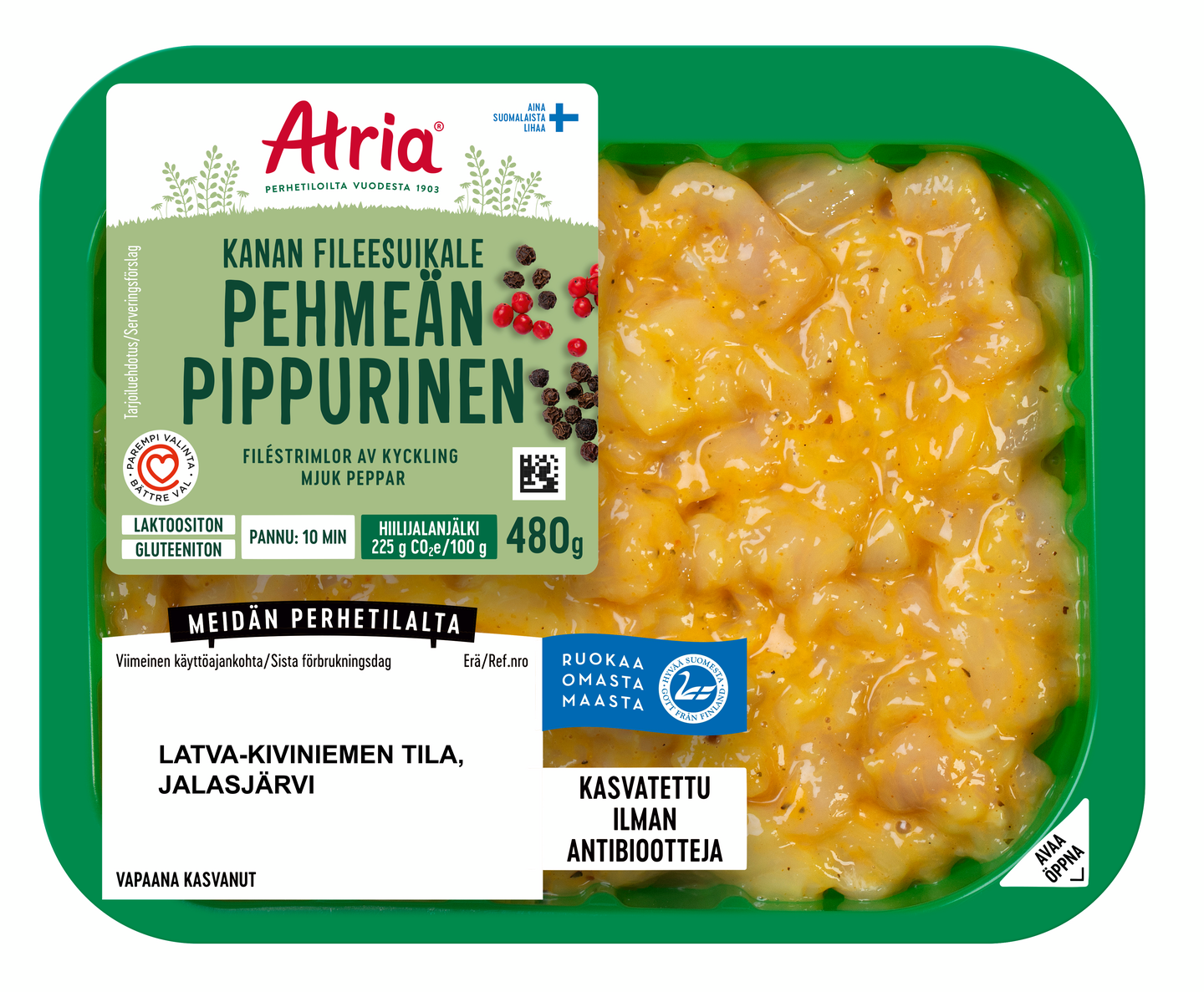 Atria Kanan Fileesuikale Pehmeän Pippurinen 480 g