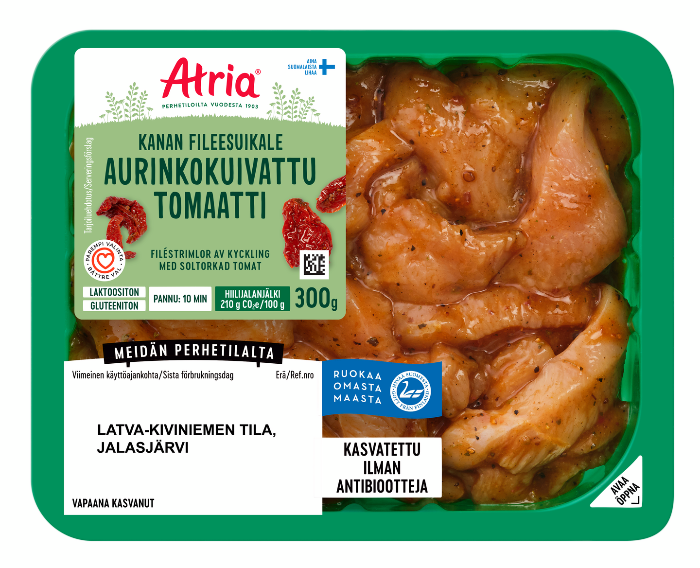 Atria Kanan Fileesuikale Aurinkokuivattu Tomaatti 300g