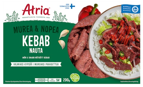 Atria Murea & Nopea Nauta Kebab 200g