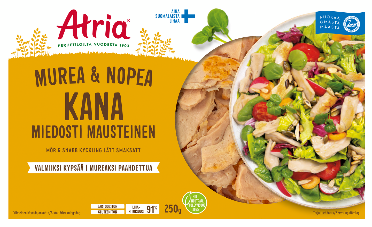 Atria Murea & Nopea Kana Miedosti Mausteinen 250g