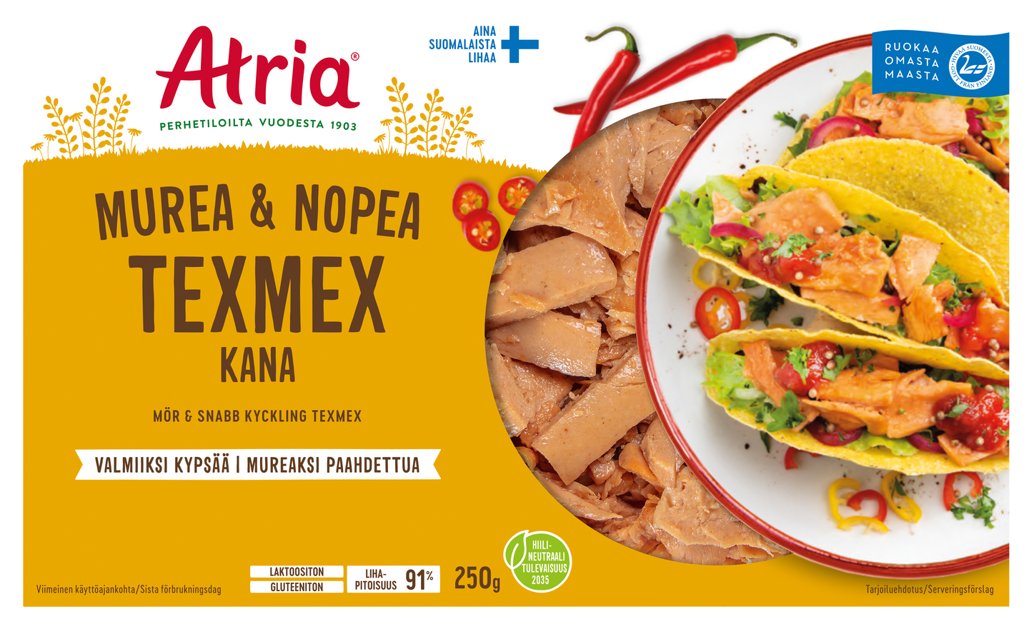 Atria Murea & Nopea Kana Texmex 250g