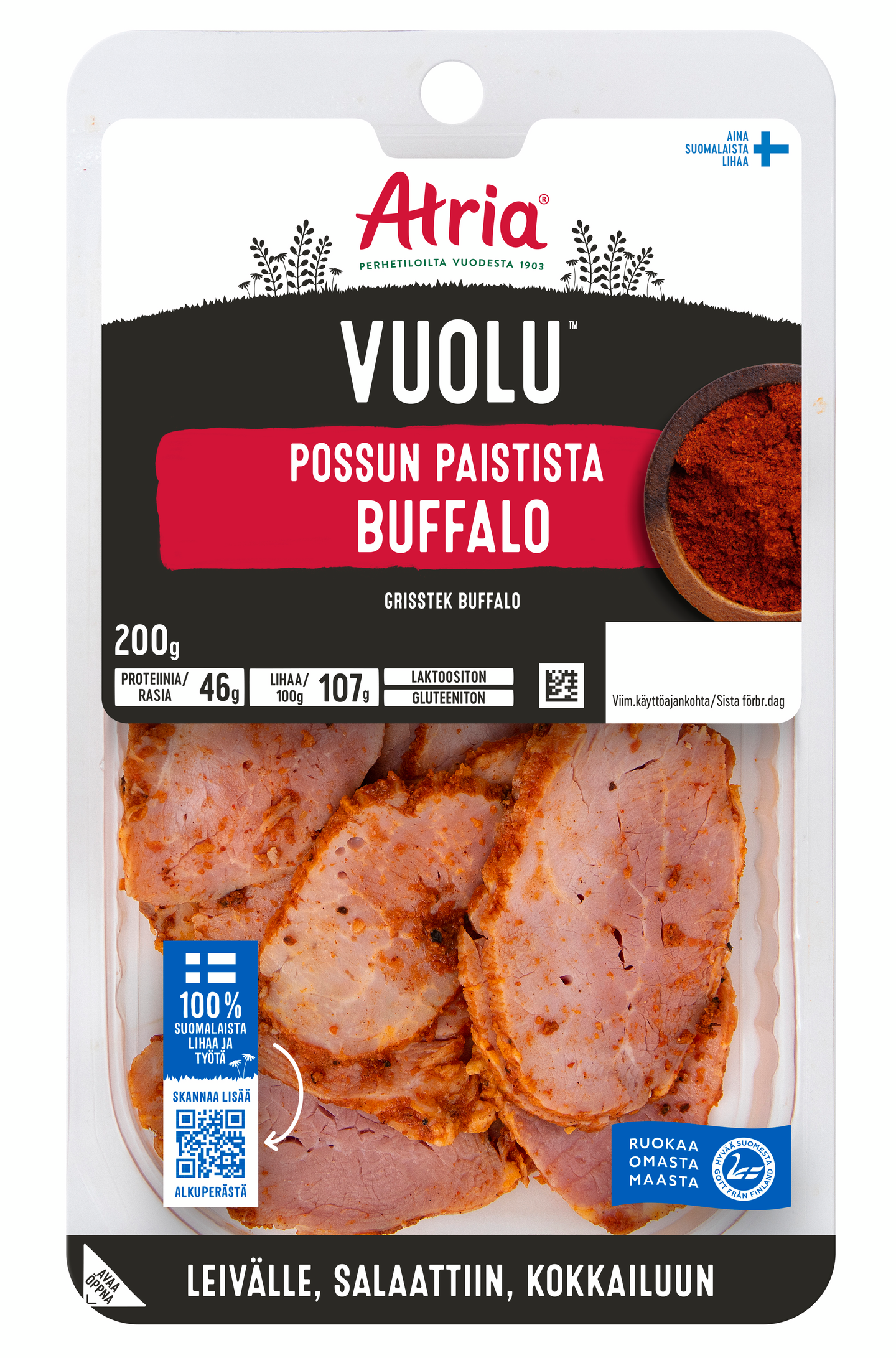Atria Vuolu Possun Paistista Buffalo 200g