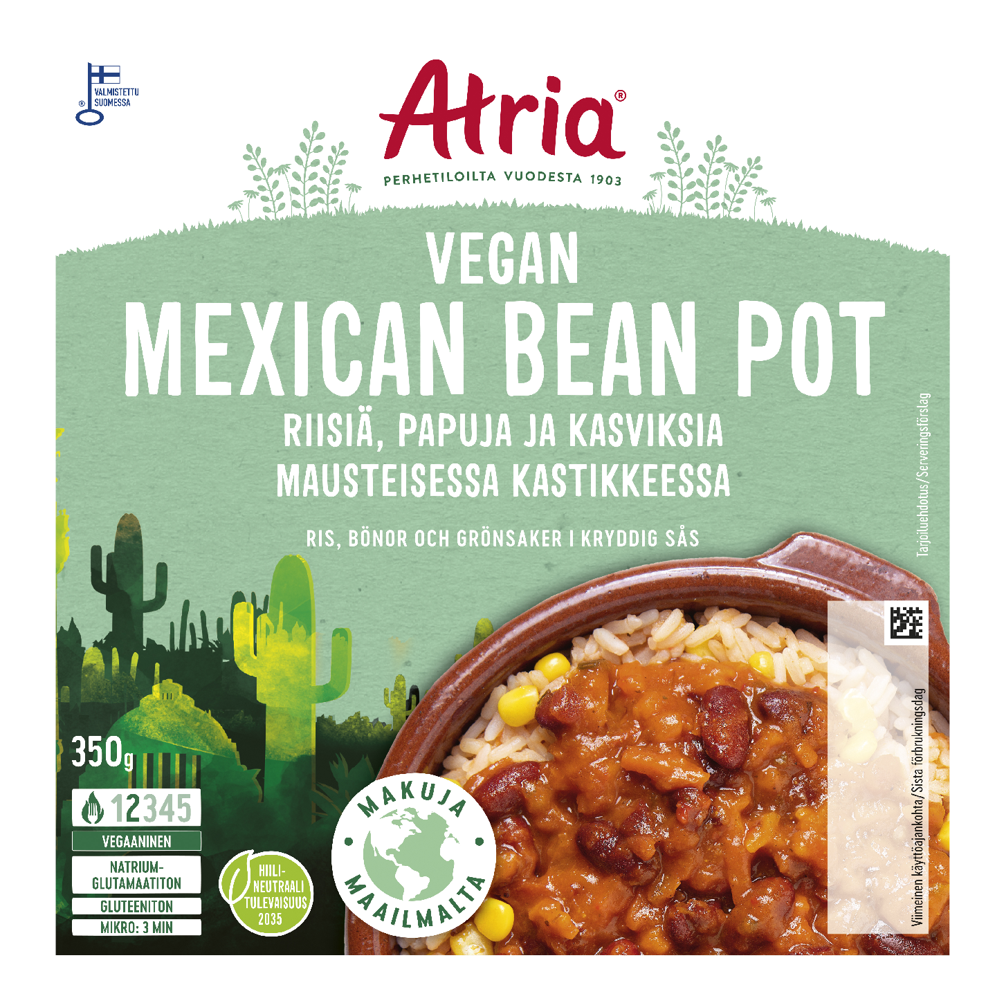 Atria vegan Mexican bean pot 350g
