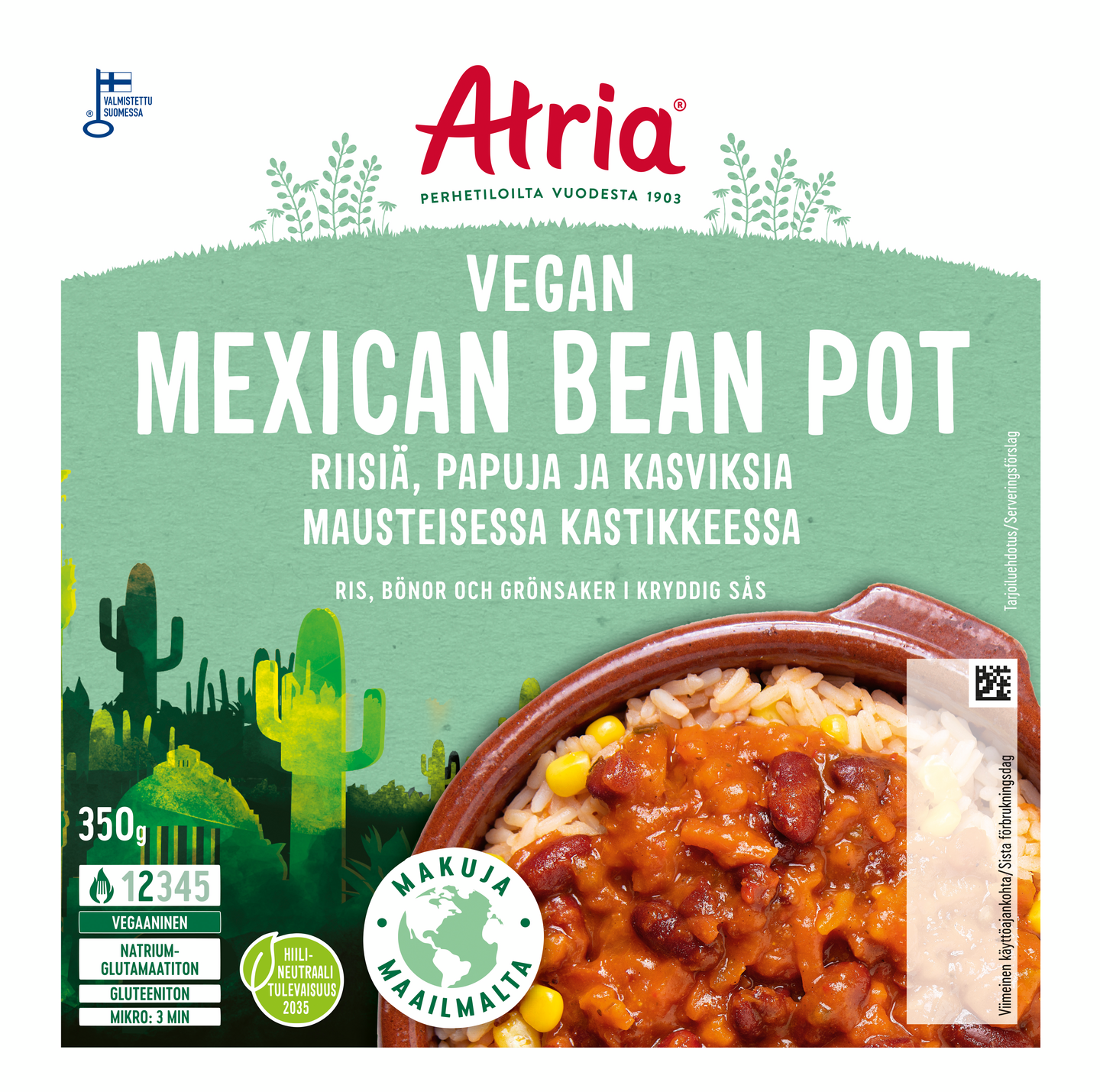 Atria vegan Mexican bean pot 350g