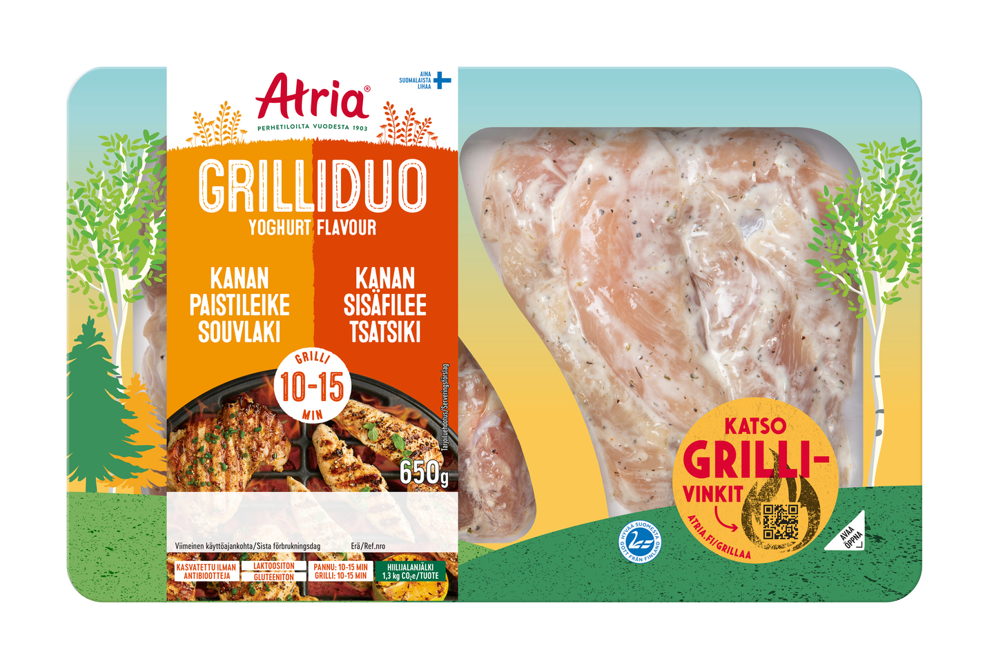 Atria Grilliduo Yoghurt Flavour 650 g