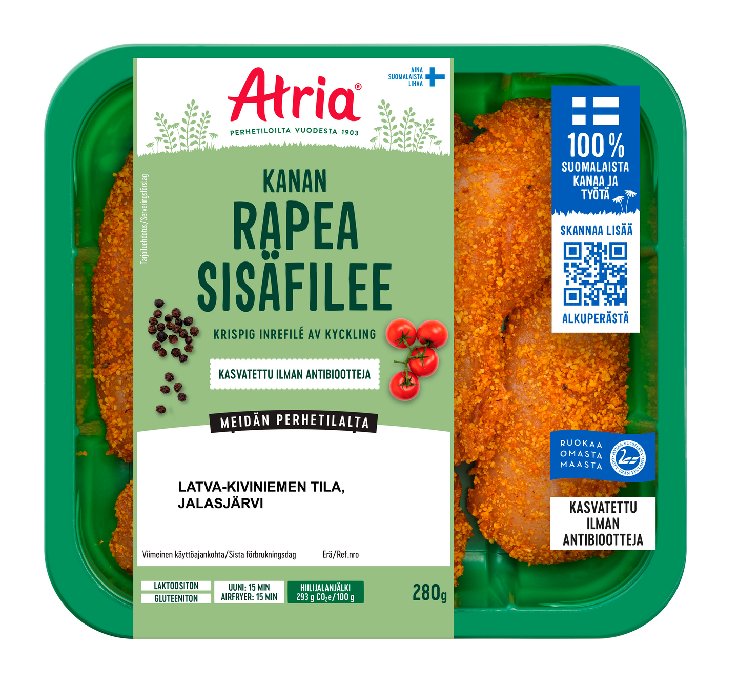 Atria Rapea Kanan Sisäfilee 280g