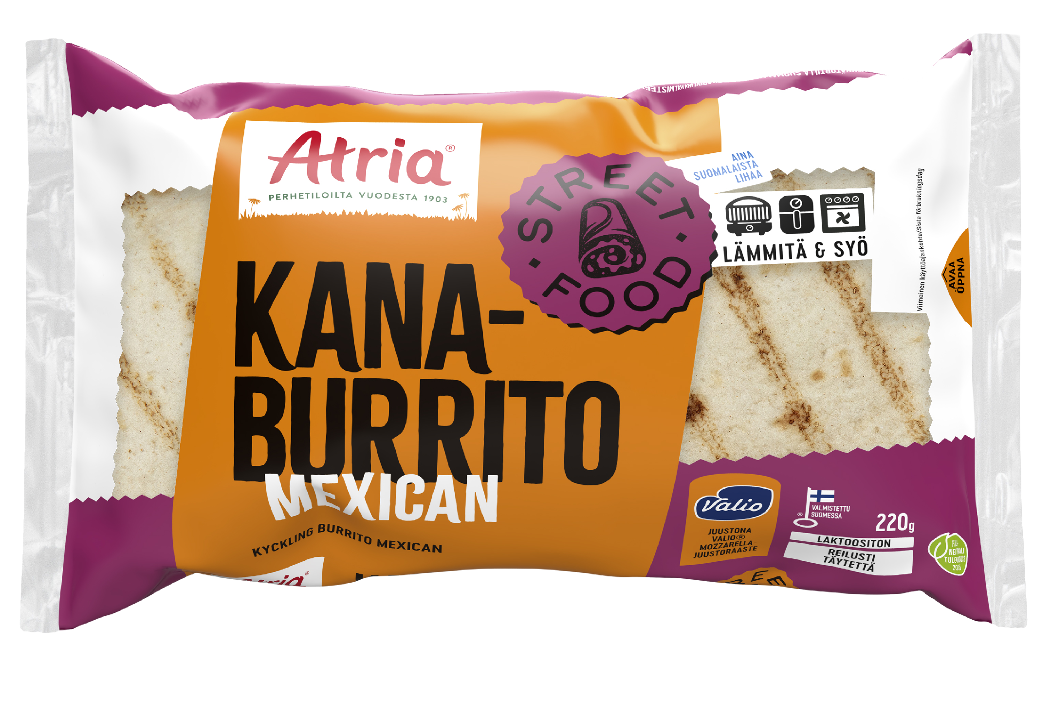 Atria kanaburrito mexican 220g