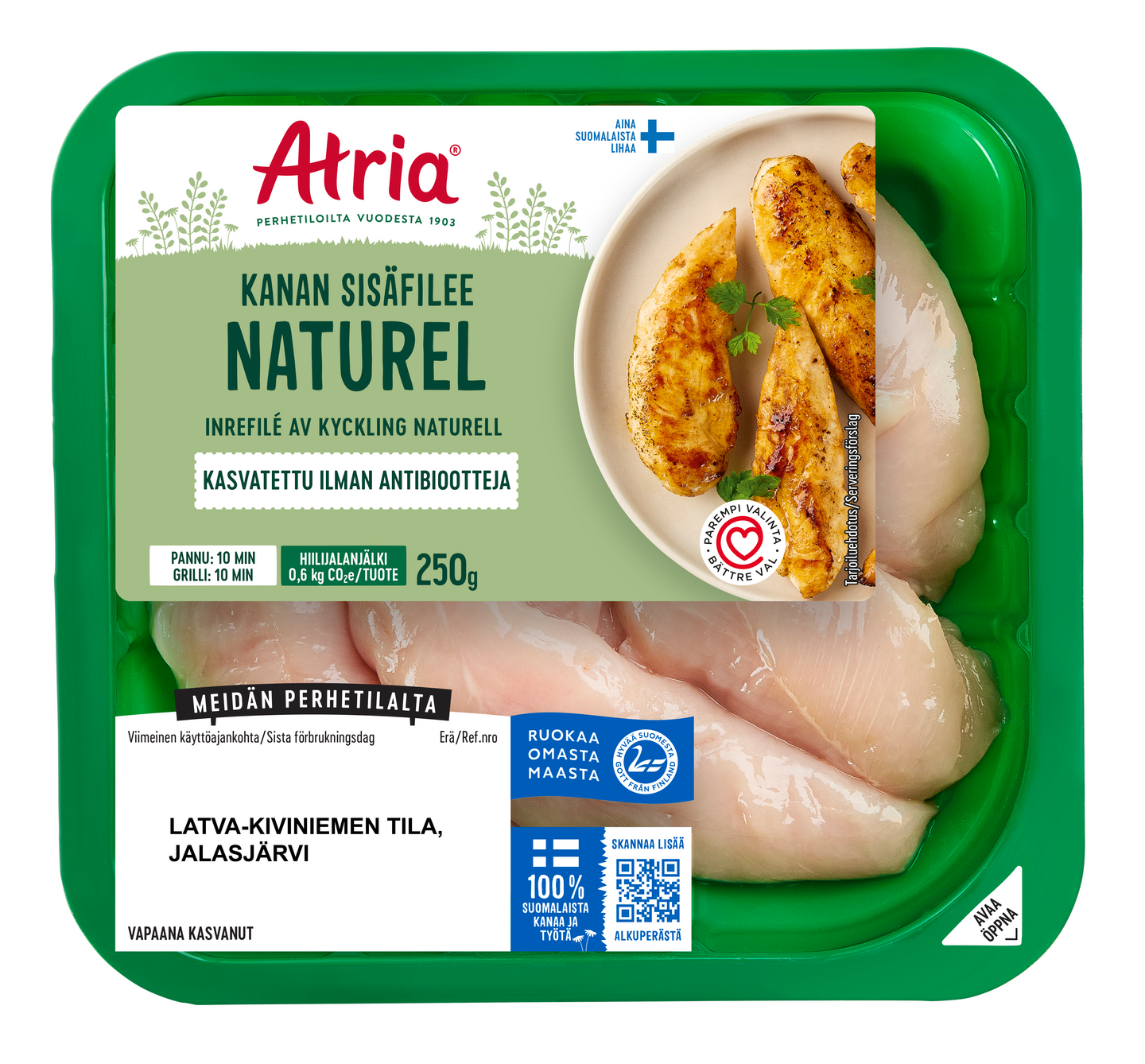 Atria Kanan sisäfilee Naturel 250g