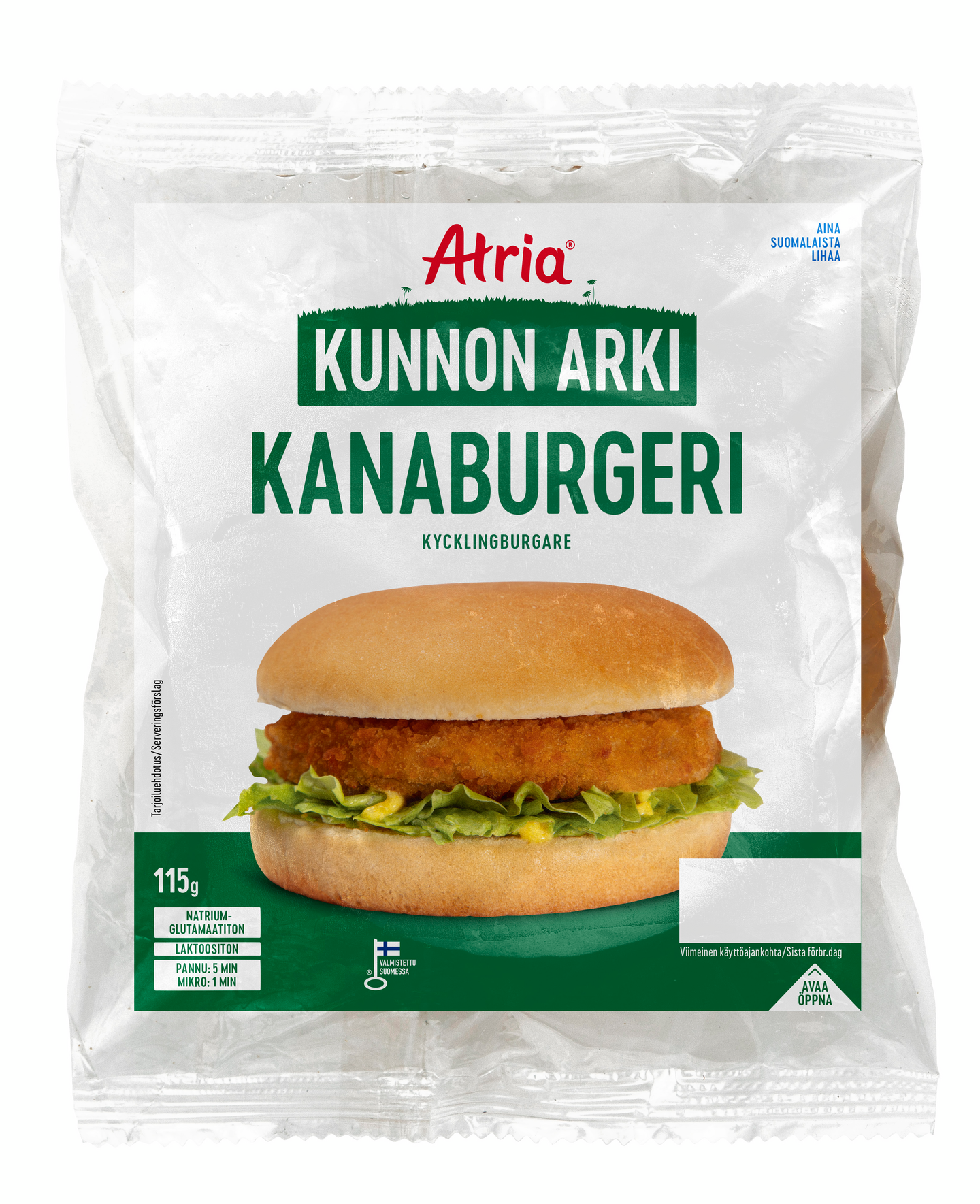 Atria Kunnon Arki kanaburgeri 115g