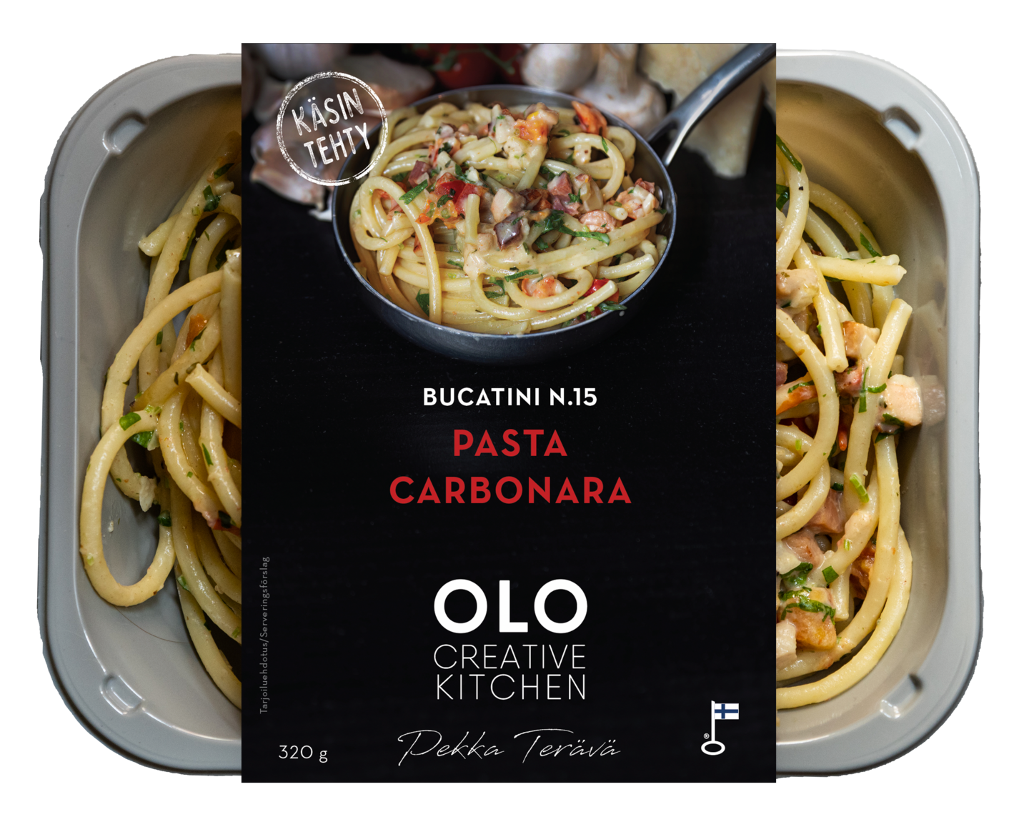 OLO Creative Kitchen pasta carbonara 320g hintoja 6,75€ |  