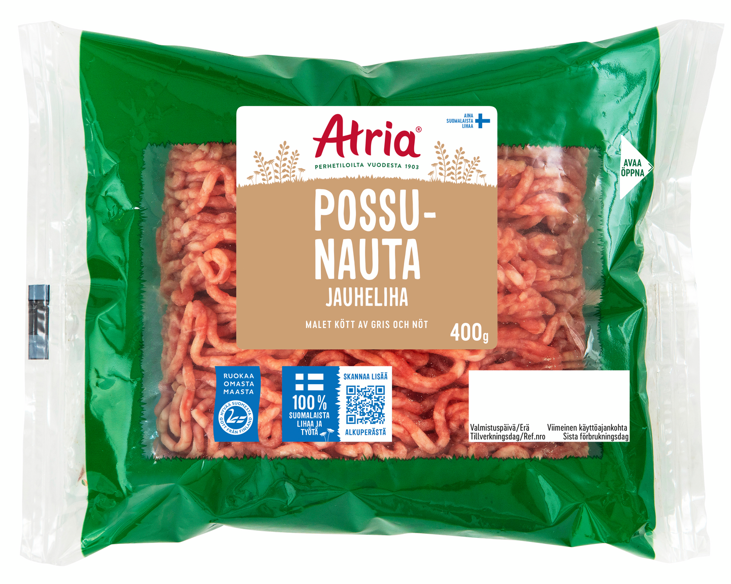 Atria Possu-nauta jauheliha 22 % 400 g