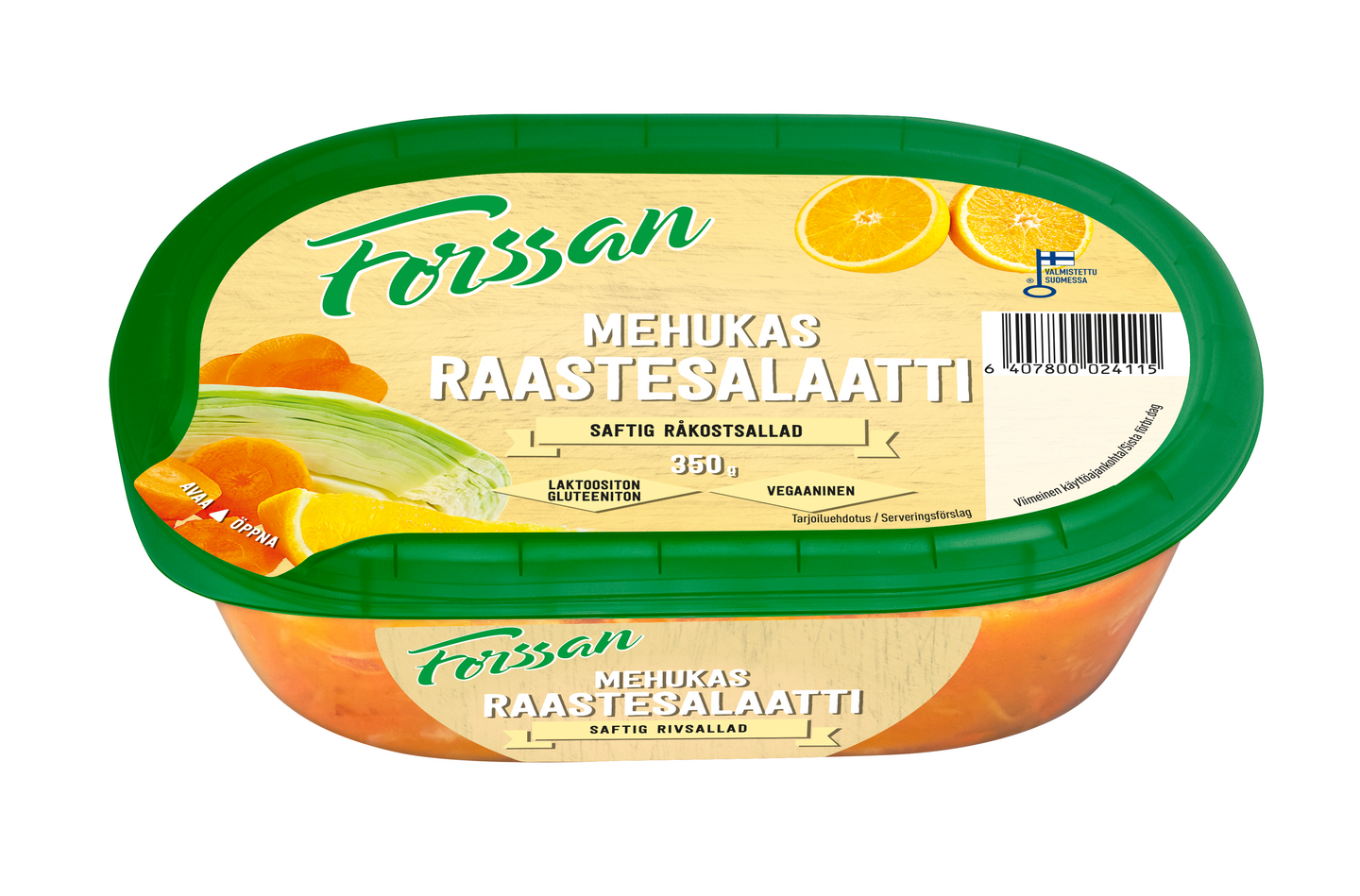 Forssan mehukas raastesalaatti 350g