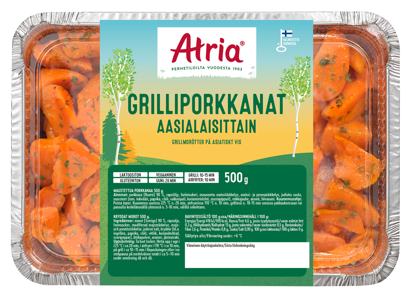 Atria grilliporkkanat aasialaisittain 500g
