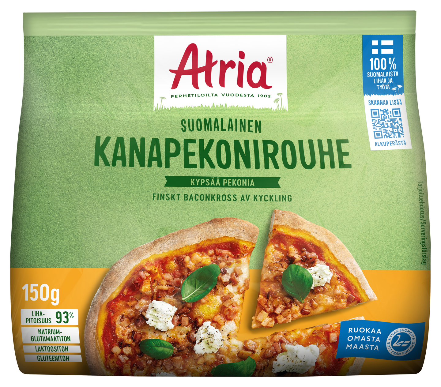 Atria Suomalainen kanapekonirouhe 150g