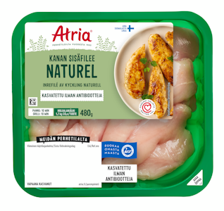 Atria Perhetilan 480g naturel kanan sisäfilee