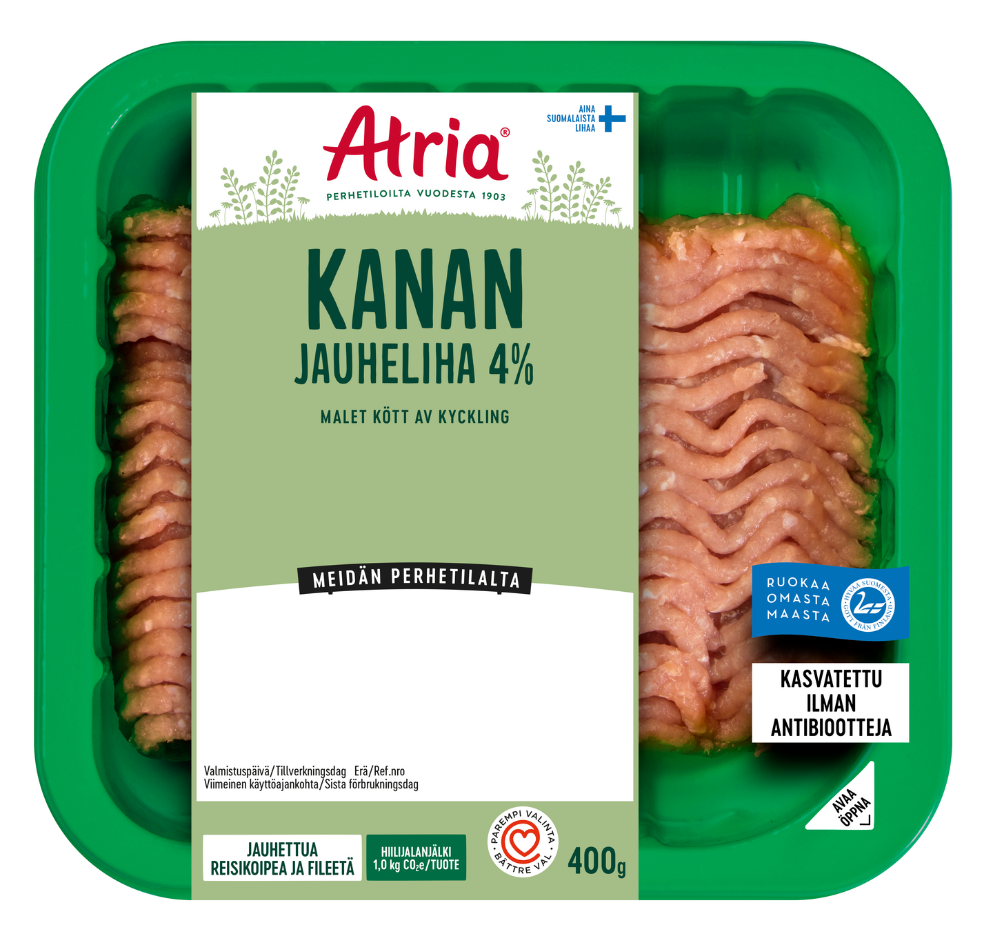 Atria Kanan Jauheliha 400g | K-Ruoka Verkkokauppa