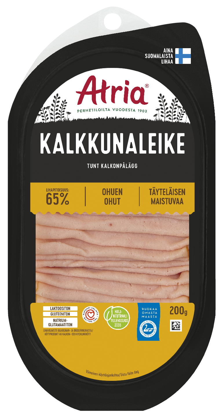 Atria ohuen ohut kalkkunaleike 200g