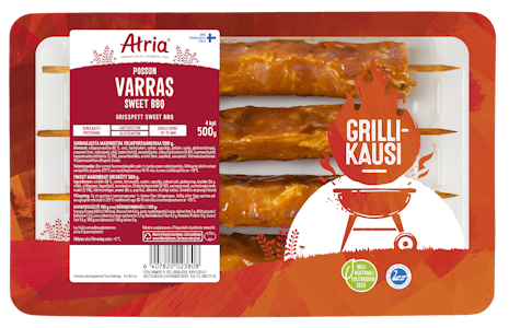 Atria Possun Varras Sweet BBQ 500g