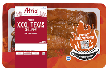 Atria XXXL Texas Possun Grillipihvi 900g