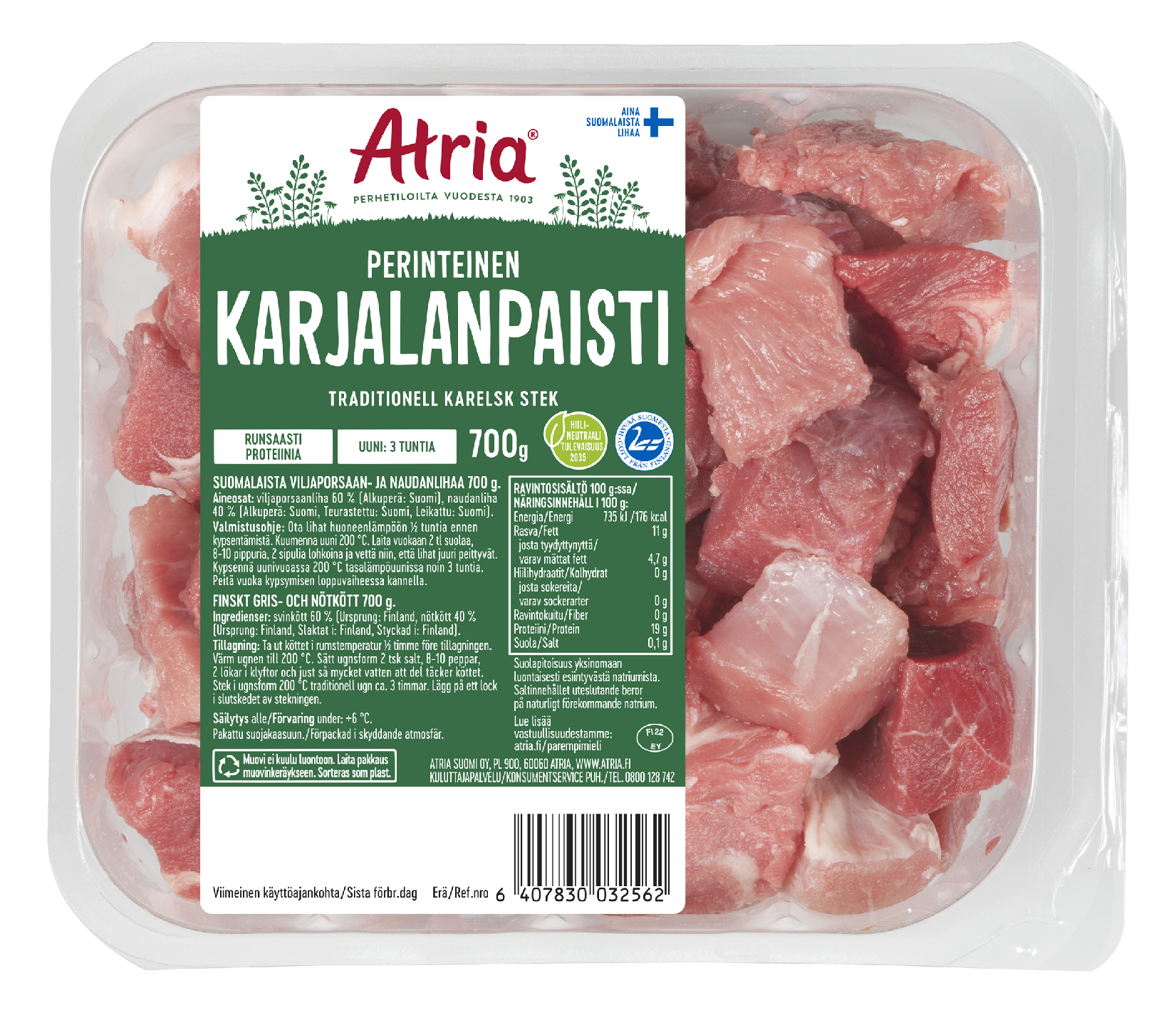 Atria Perinteinen Karjalanpaisti 700g