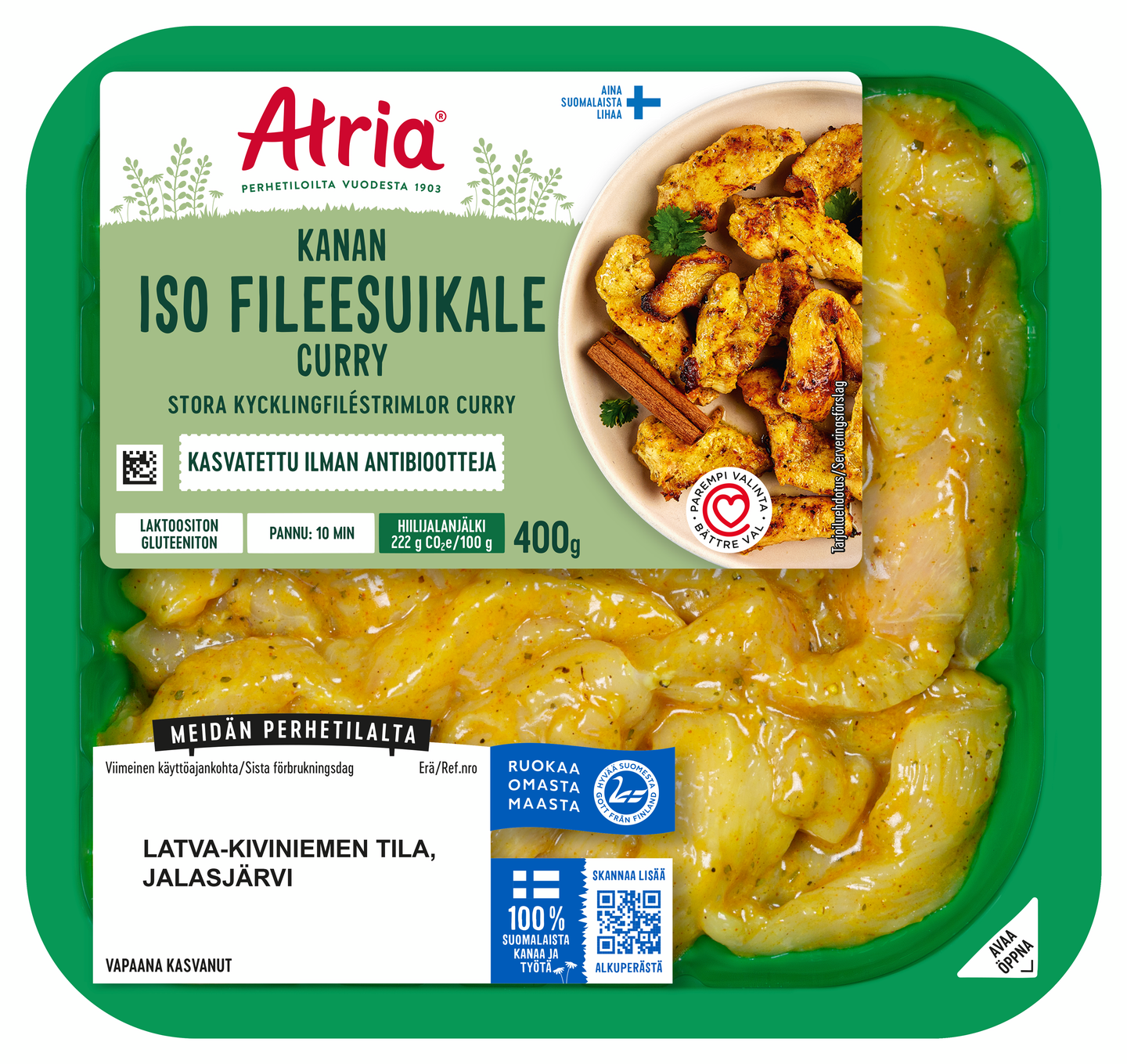 Atria kanan iso fileesuikale curry 400 g