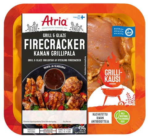 Atria Grill & Glaze Kanan Grillipala Firecracker 450g