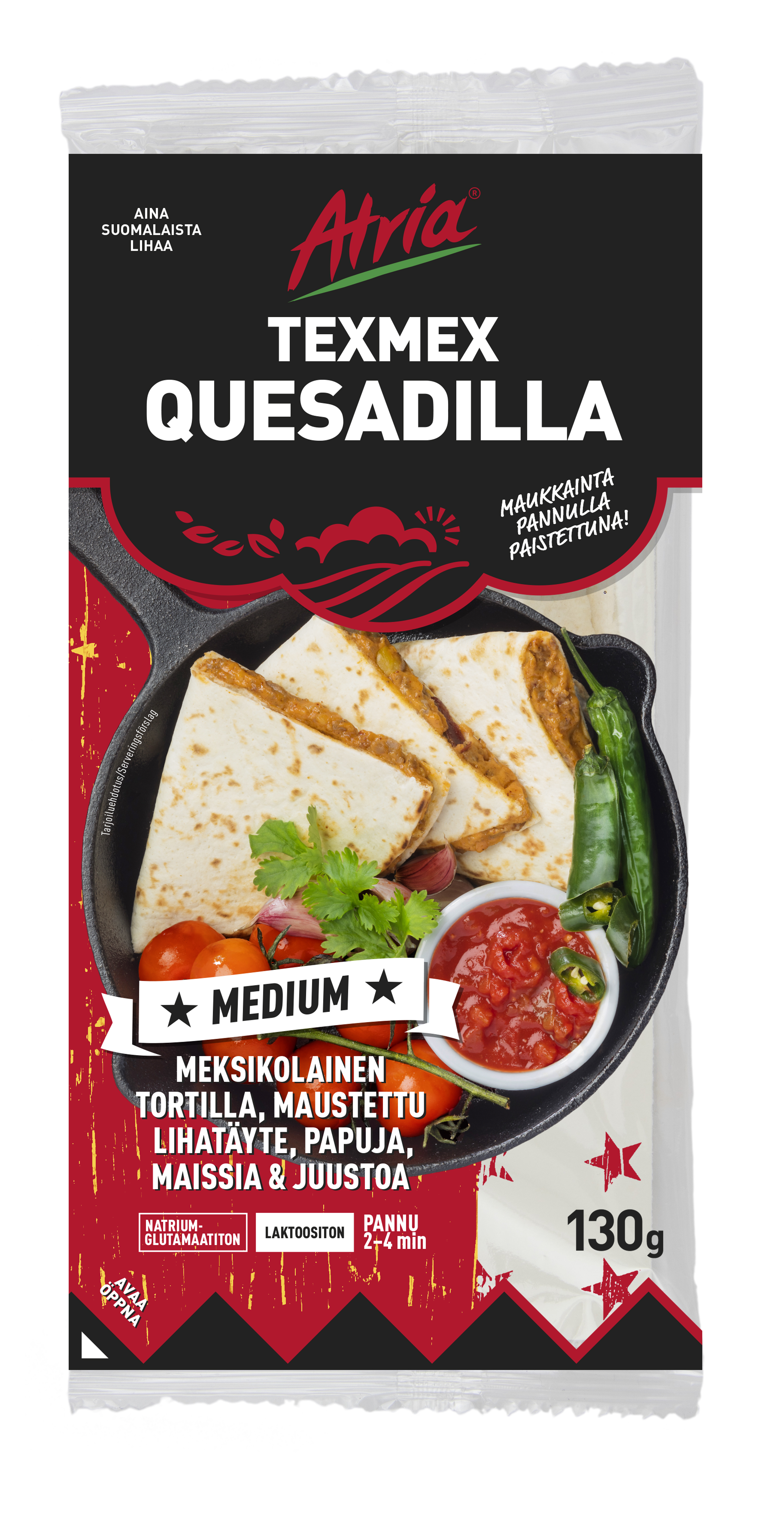 Atria texmex quesadilla 130g | K-Ruoka Verkkokauppa