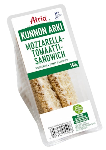 Atria kunnon arki mozzarella-tomaatti sandwich 140g
