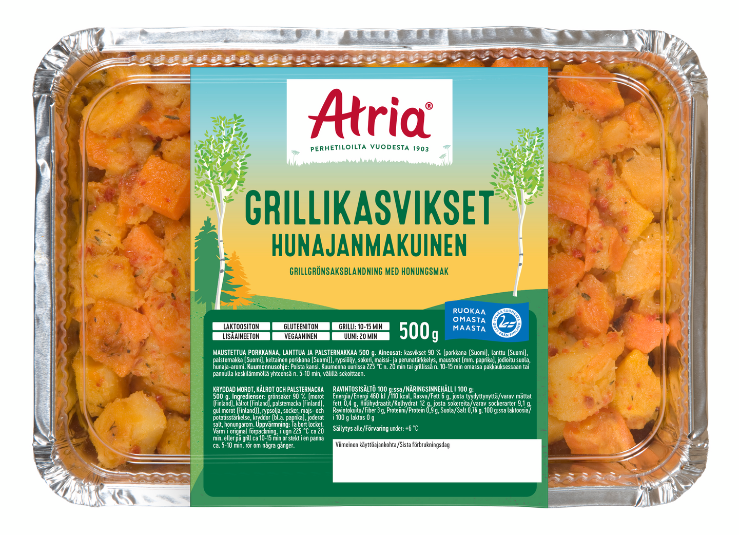 Atria grillikasvikset hunajanmakuinen 500g