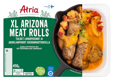 Atria XL Arizona meat rolls 450g