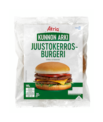 Atria Kunnon Arki juustokerrosburg 180g