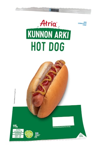 Atria Kunnon Arki hot dog 115g