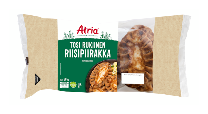 Atria tosi rukiinen riisipiirakka 9kpl 585g