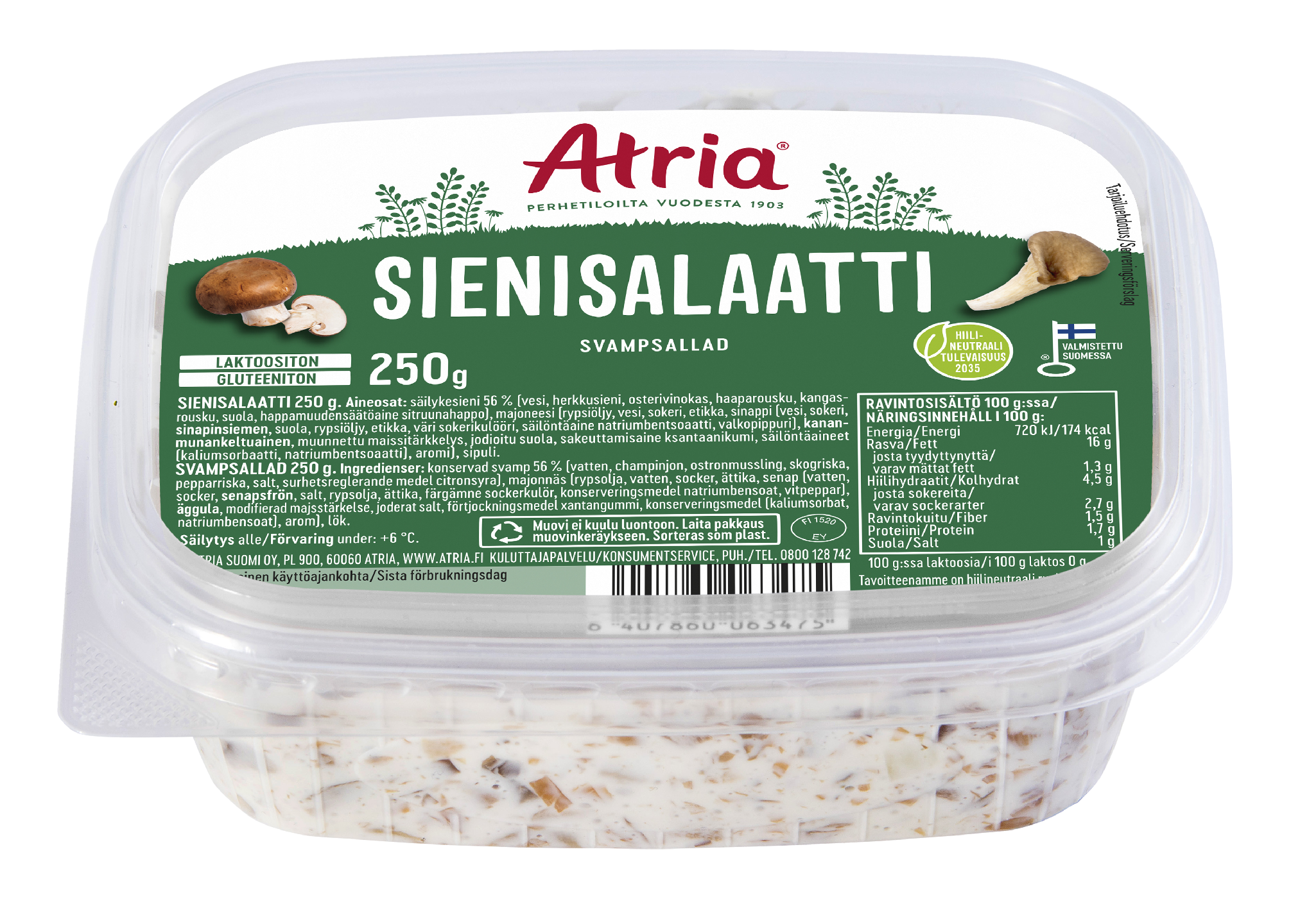 Atria sienisalaatti 250g