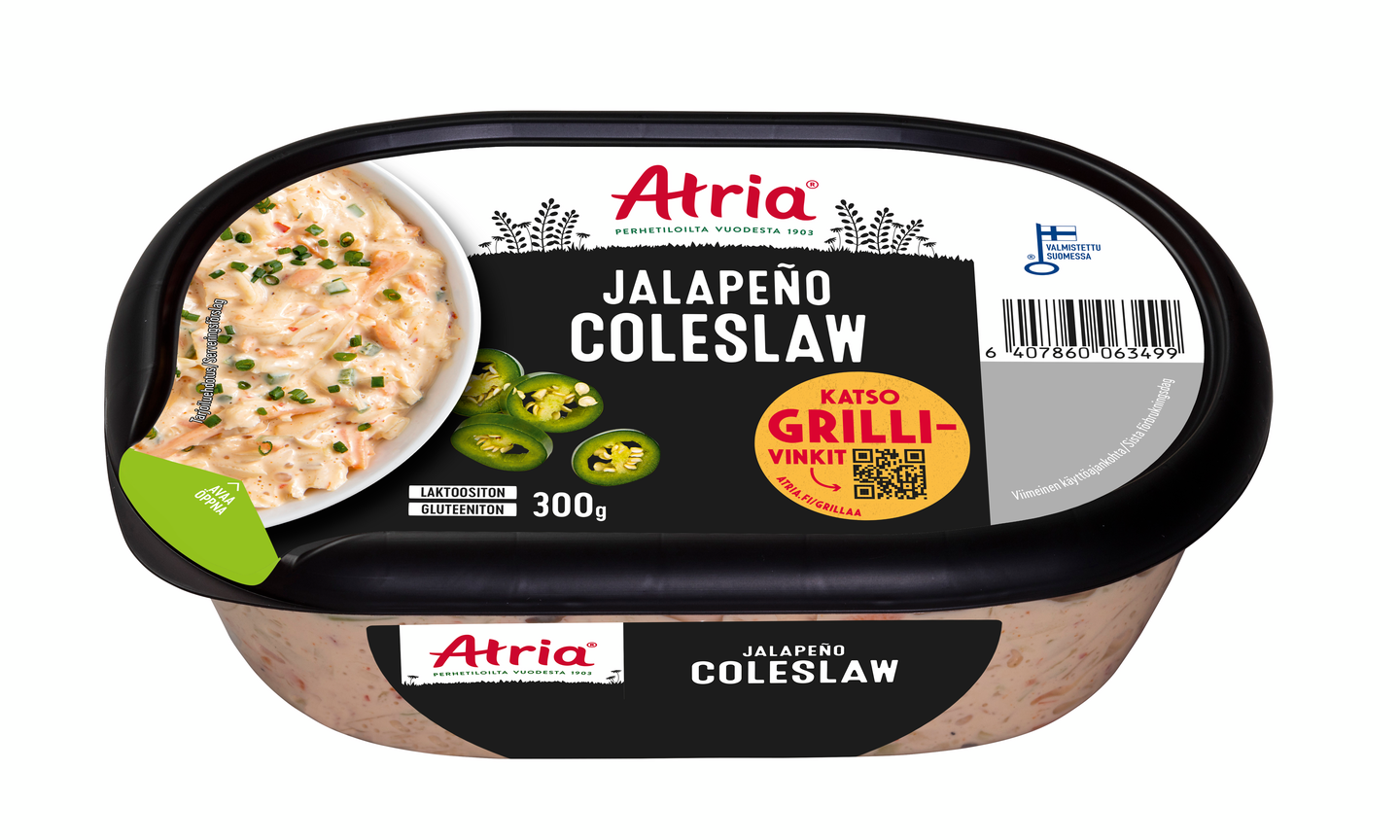 Atria coleslaw salaatti 300g jalapeno